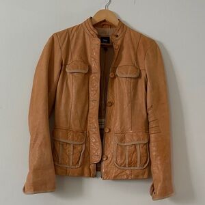 GAP VINTAGE LEATHER JACKET- XS